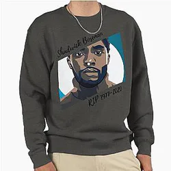 Chadwick Boseman Black Wakanda Pullover Sweatshirt