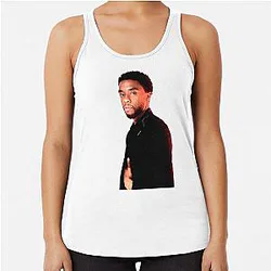 Wallpaper Chadwick Boseman Racerback Tank