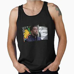 Art Chadwick Boseman Illustration Tank Top