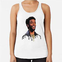 Chadwick Boseman Celebrity Racerback Tank Top