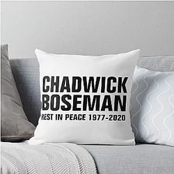 RIP Chadwick Boseman Throw Pillow