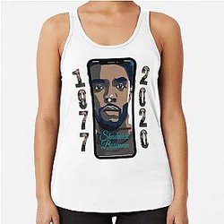 Chadwick Boseman Black Wakanda Tank Top