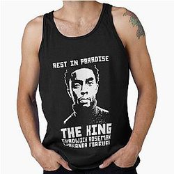 Chadwick Boseman Rest In Peace Tank Top
