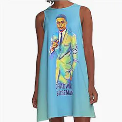 Chadwick Boseman A-Line Dress