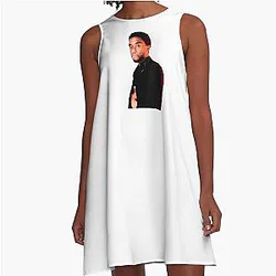 Chadwick Boseman A-Line Dress
