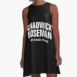 RIP Chadwick Boseman A-line Dress