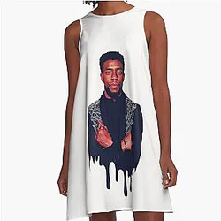 Chadwick Boseman A-Line Dress