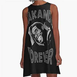 RIP Chadwick Boseman A-Line Dress