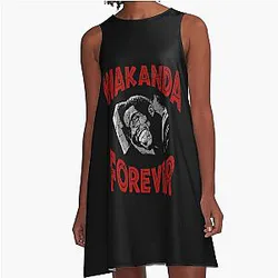 RIP Chadwick Boseman A-Line Dress