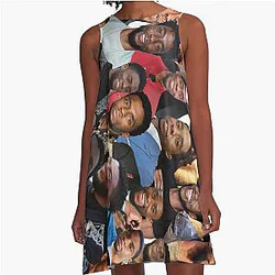 chadwick boseman A-Line Dress