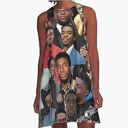 Chadwick Boseman A-Line Dress
