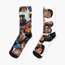 Chadwick Boseman Photo Socks