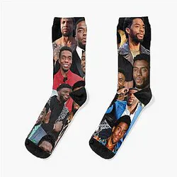 Chadwick Boseman Photo Socks