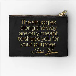 Chadwick Boseman Zipper Pouch