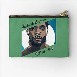 Chadwick Boseman Black Wakanda Zipper Pouch