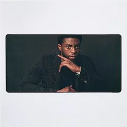 Chadwick Boseman Wallpaper Desk Mat