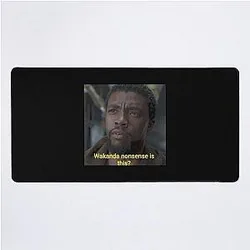 Chadwick Boseman Reaction Desk Mat