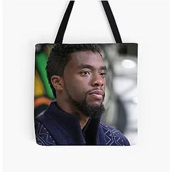 Art Chadwick Boseman Illustration Tote Bag