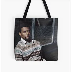 Art Chadwick Boseman Wallpaper All-Over Print Tote Bag