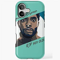 Chadwick Boseman Forever Black Wakanda iPhone Tough Case
