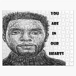 Chadwick Boseman You Are in Our Hearts Jigsaw Puzzle