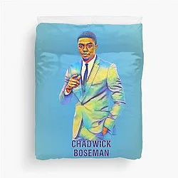 Chadwick Boseman Duvet Cover