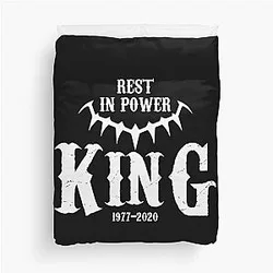 Rest In Power Chadwick Boseman Duvet Cover