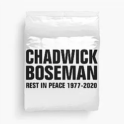 RIP Chadwick Boseman Duvet Cover