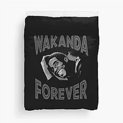 RIP Chadwick Boseman Forever Duvet Cover