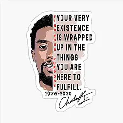 Chadwick Boseman Find Your Purpose Sticker