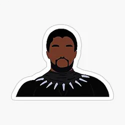 Chadwick Boseman - Black Panther Sticker