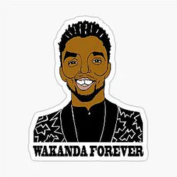 Chadwick Boseman Fan Art Sticker