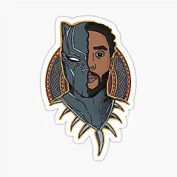 In Honor of Chadwick Boseman Sticker