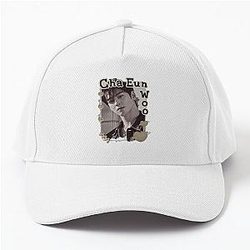 Cha Eun-woo Kpop Solo Artist Scrapbook Collage Cozy Y2K Vintage Design Baseball Cap