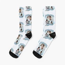 Cha Eun-woo Astro K-pop Kdrama Collage Art Socks