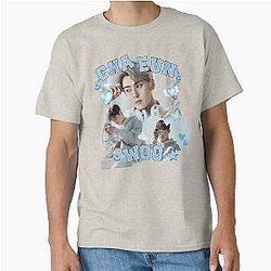 Cha Eun-woo Astro Kpop Collage Art Classic T-Shirt