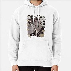 Cha Eun-woo Kpop Solo Artist Scrapbook Cozy Y2K Vintage Design Pullover Hoodie