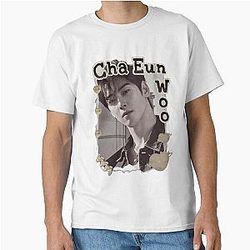 Cha Eun-woo Kpop Solo Artist Scrapbook Cozy Vintage Design Classic T-Shirt