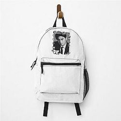 Cha Eun-woo Korean Actor Black and White Collage Digital Art Backpack