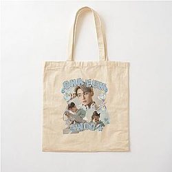 Cha Eun-woo Astro K-pop Korean Drama Collage Art Cotton Tote Bag
