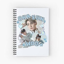 Cha Eun-woo Astro K-pop Collage Art Notebook