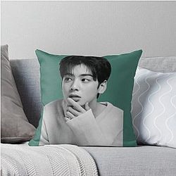 Cha Eun-woo Throw Pillow