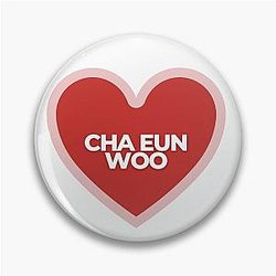 I Heart Cha Eunwoo Pin