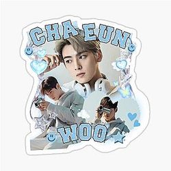 Chaeunwoo Astro K-pop collage sticker