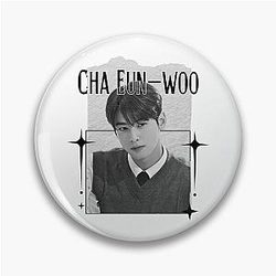 Cha Eun-woo Kpop Solo Artist Scrapbook Cozy Y2K Vintage Design Pin