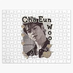 Cha Eun-woo Kpop Solo Artist Vintage Design Jigsaw Puzzle