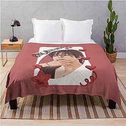 Cha Eun-woo Korean Actor Card Red Blanket