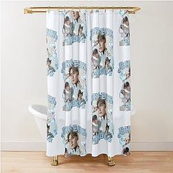 Cha Eun-woo Astro K-pop K-drama Collage Art Shower Curtain