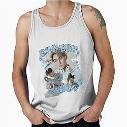 Cha Eun-woo Astro K-pop Collage Art Tank Top