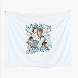 Cha Eun-woo Astro Kpop Collage Art Tapestry
